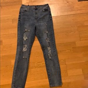 Blue notes super high rise jeggings